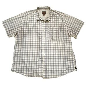 Northwest Territory plaid vented short sleeve shirt sz 3XL